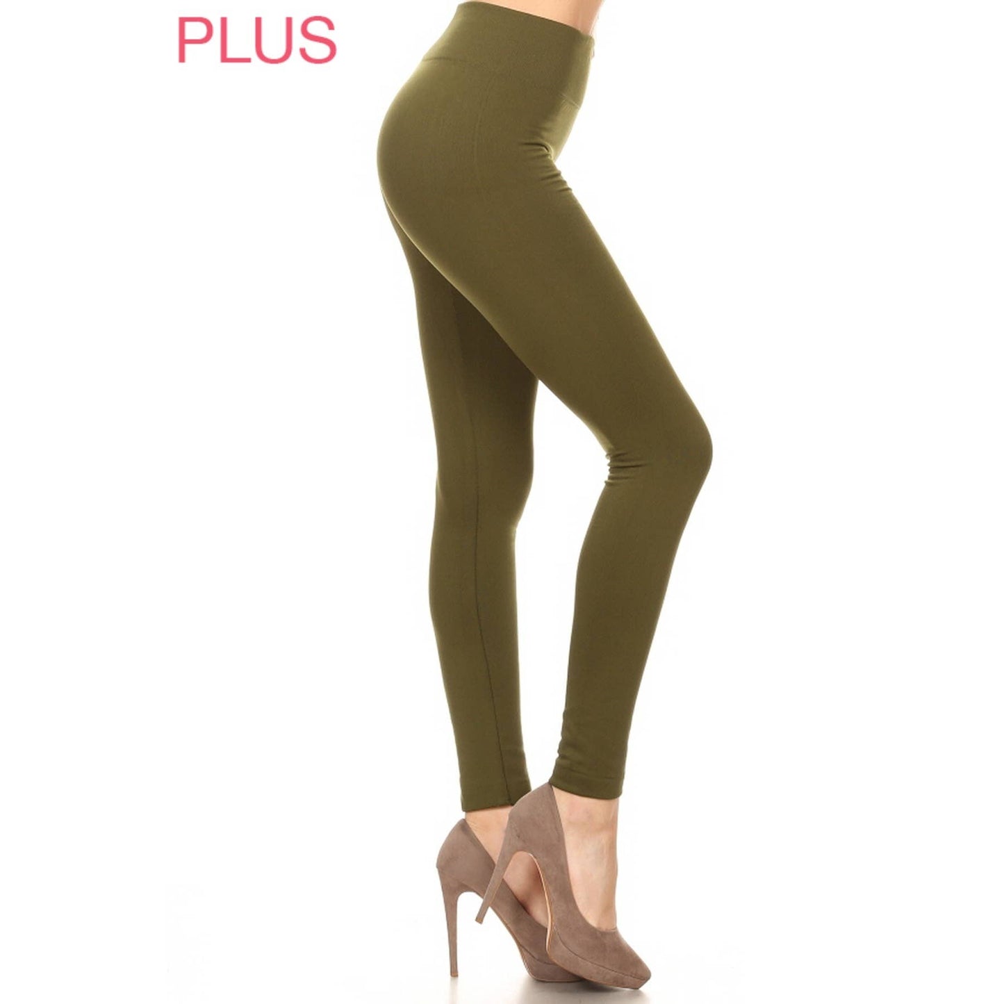 Plus Size Fleece Lined Leggings