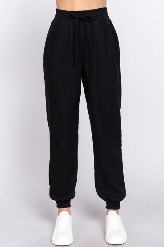 Black Linen Pants