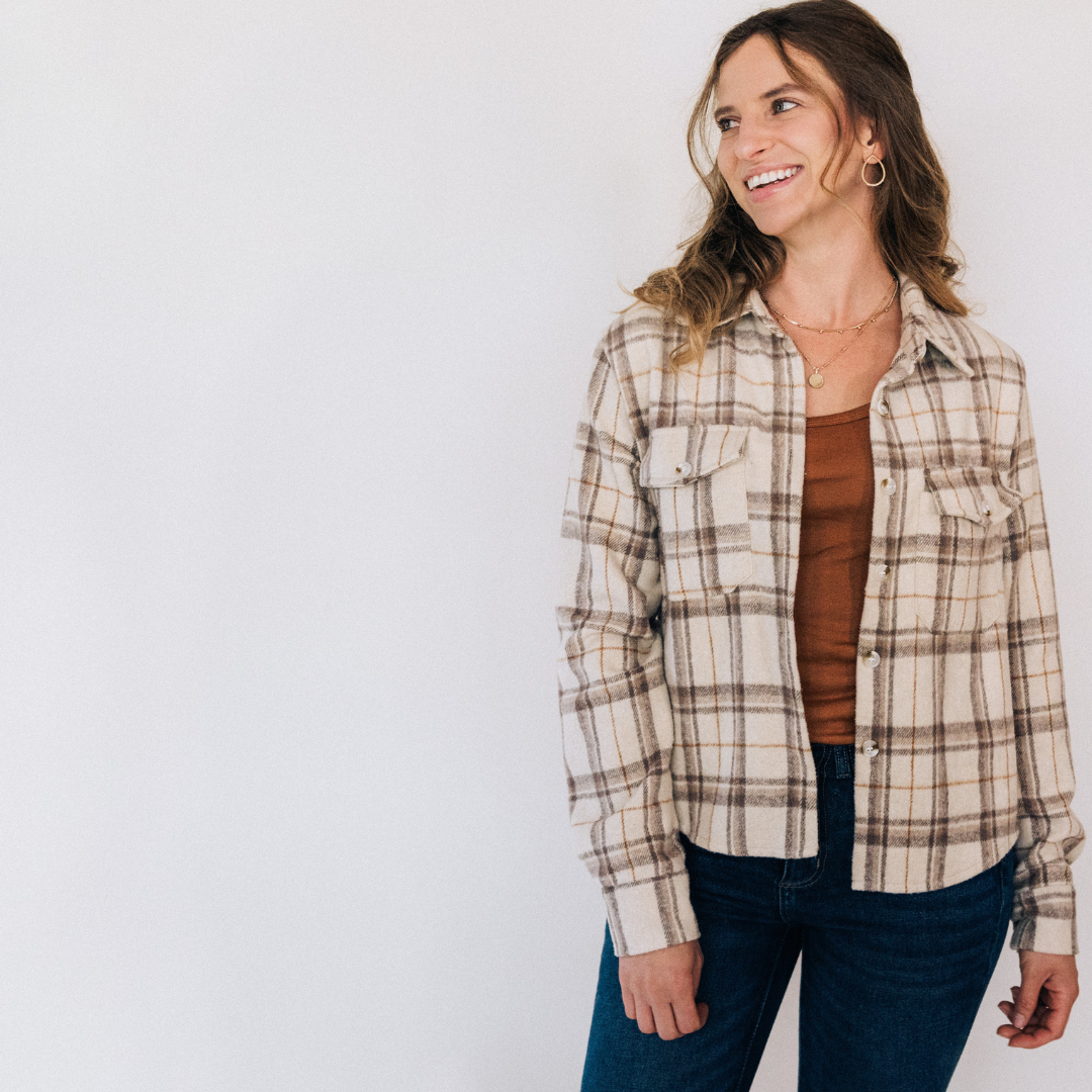 Beige Flannel - Women's: Women's Medium