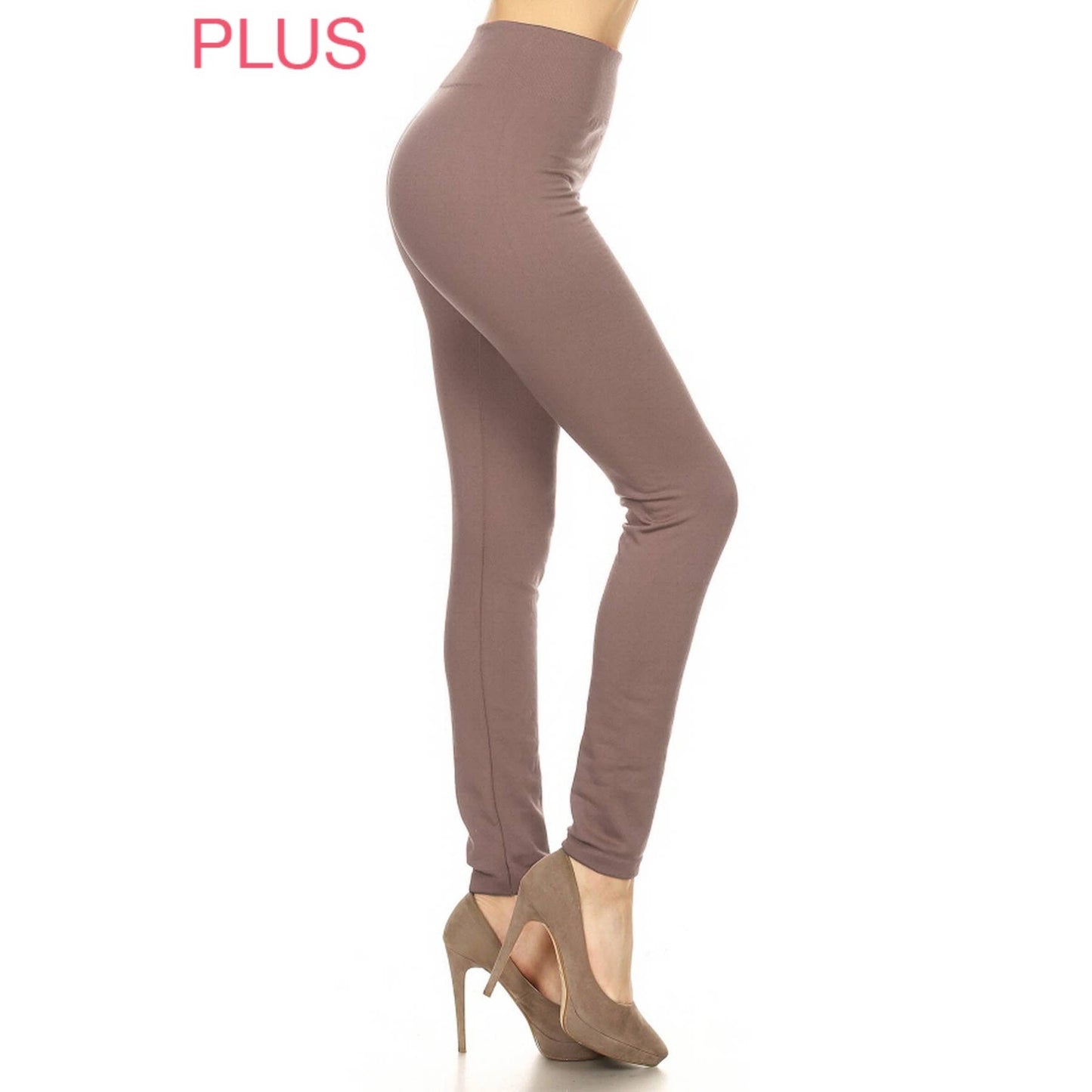 Plus Size Fleece Lined Leggings