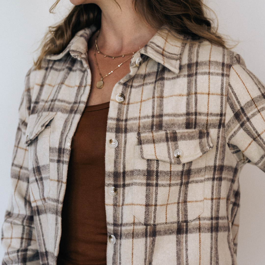 Beige Flannel - Women's: Women's Medium