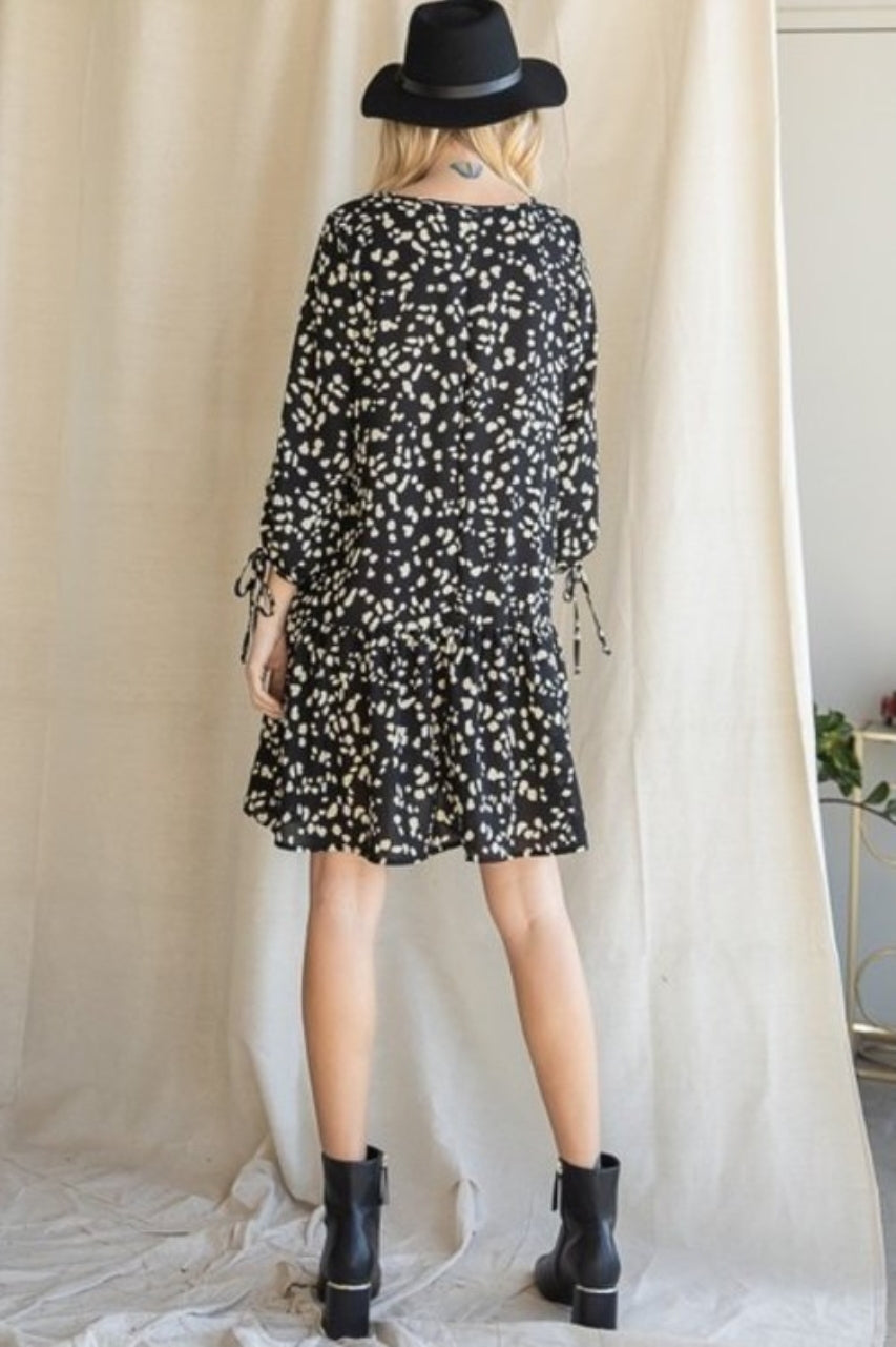 Plus dalmatian dress