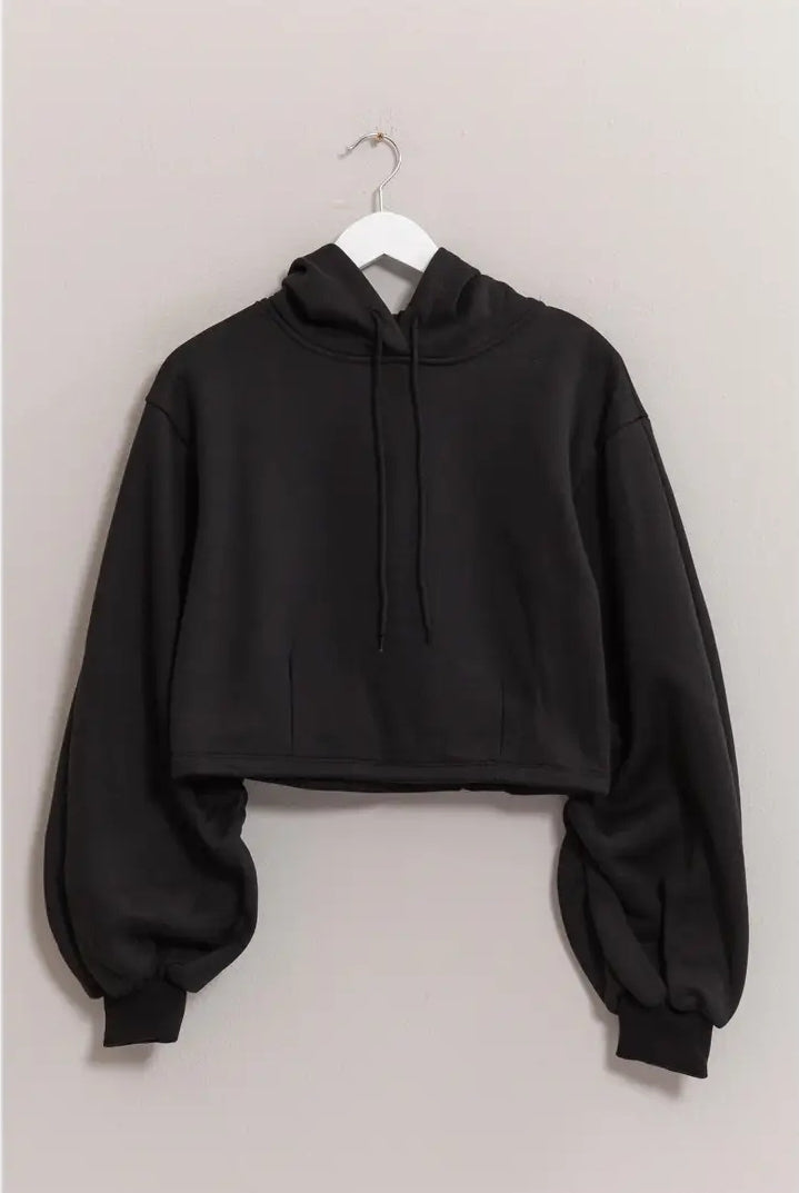Black hoodie