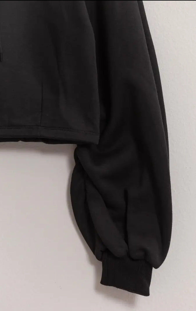 Black hoodie