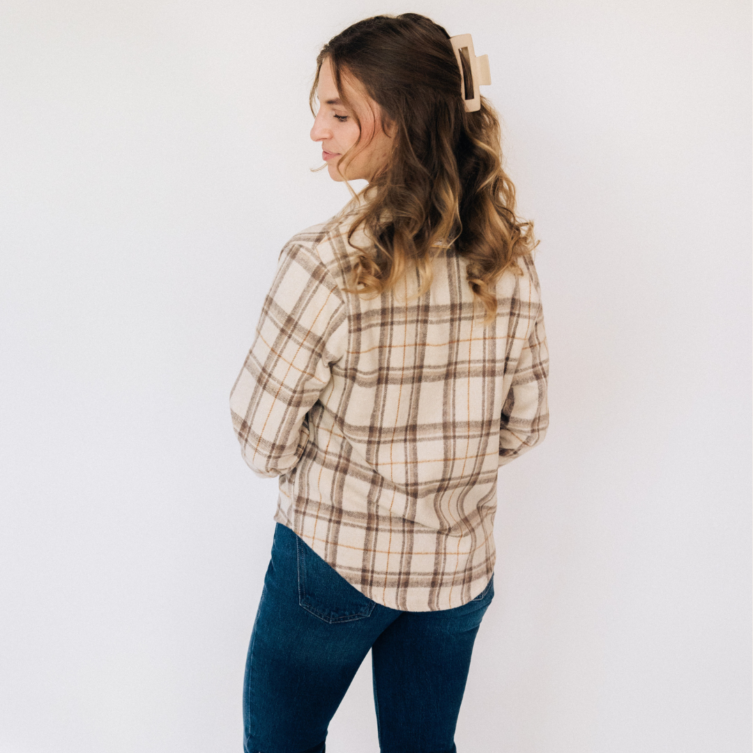 Beige Flannel - Women's: Women's Medium