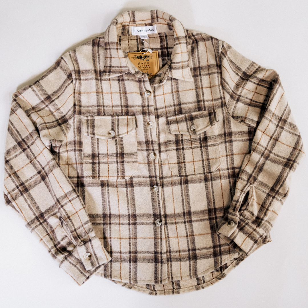Beige Flannel - Women's: Women's Small