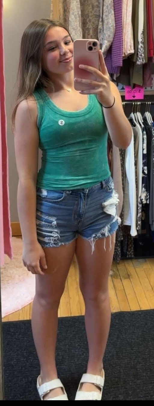 Green Mineral Wash Tank