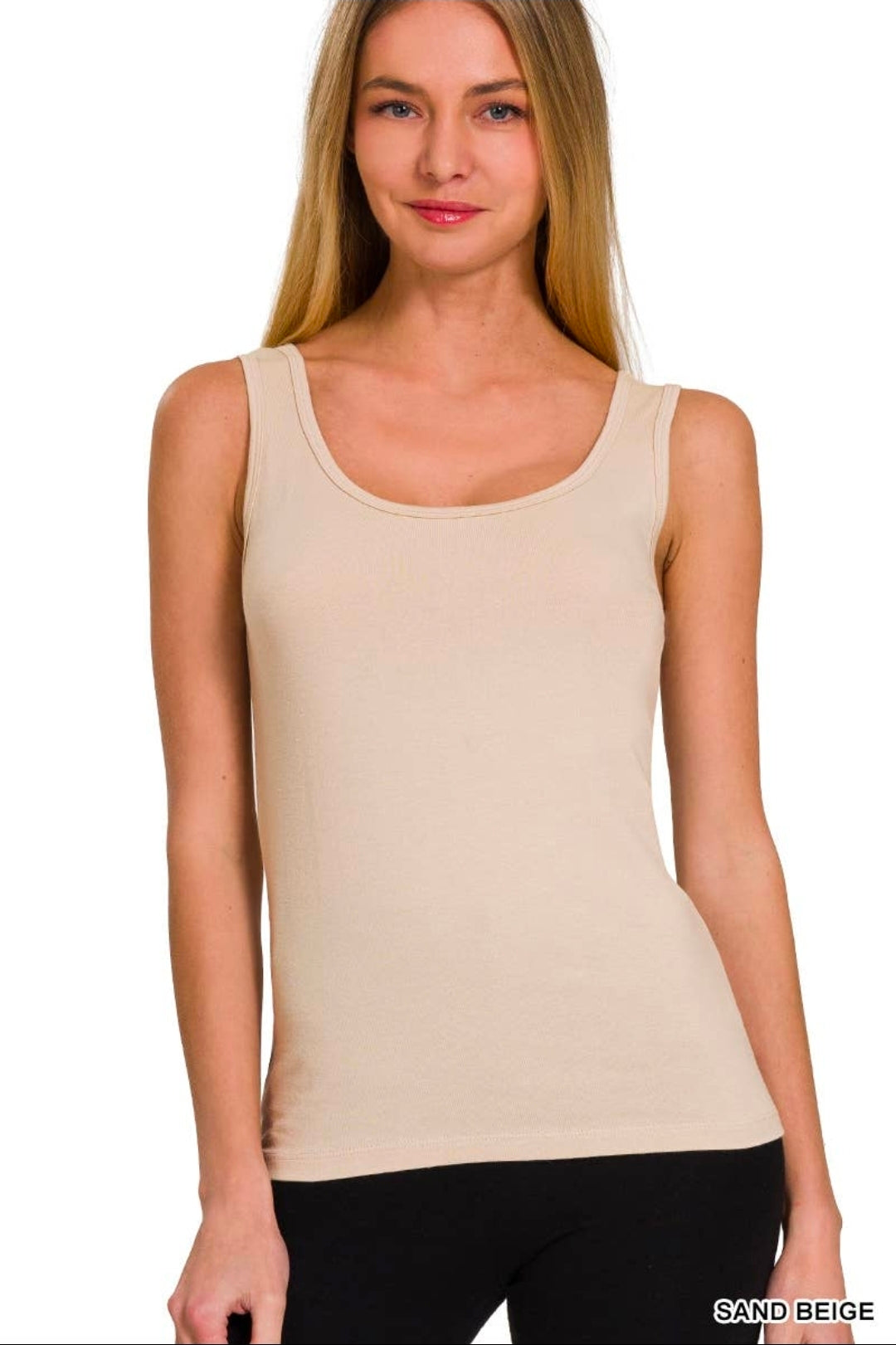Cream Basic Tank