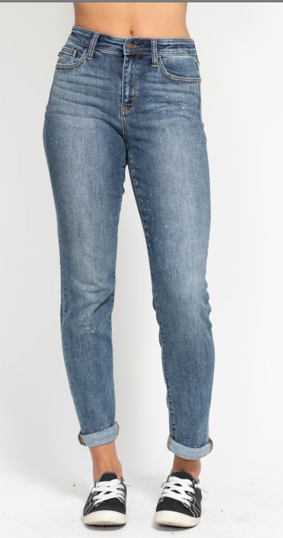 Judy Blue High Rise Bleach Splash Jeans