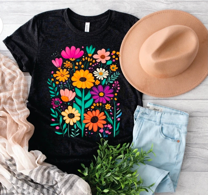 Floral tee