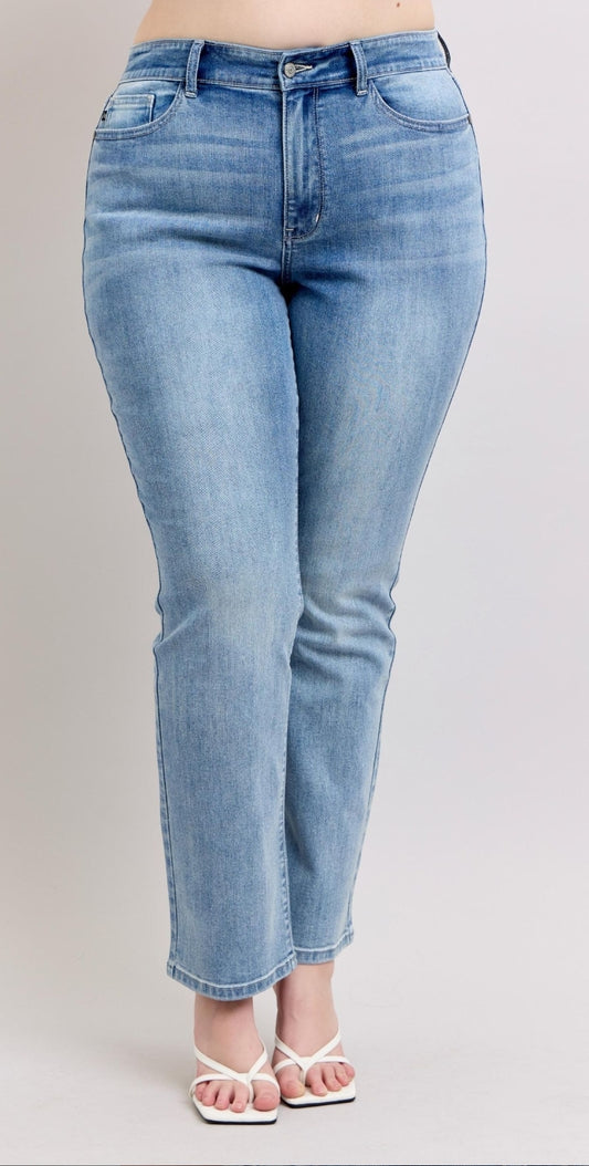 Plus Judy Blue High Waist Straight Fit