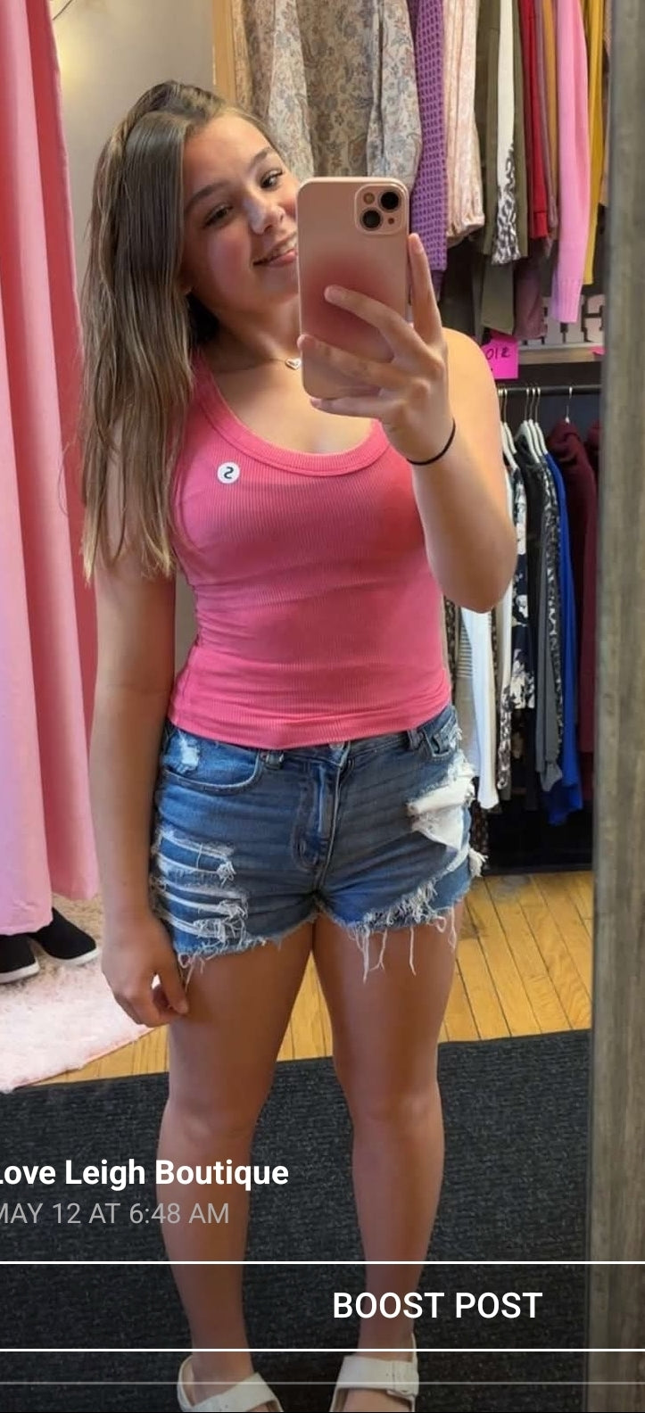 Pink Mineral Wash Tank