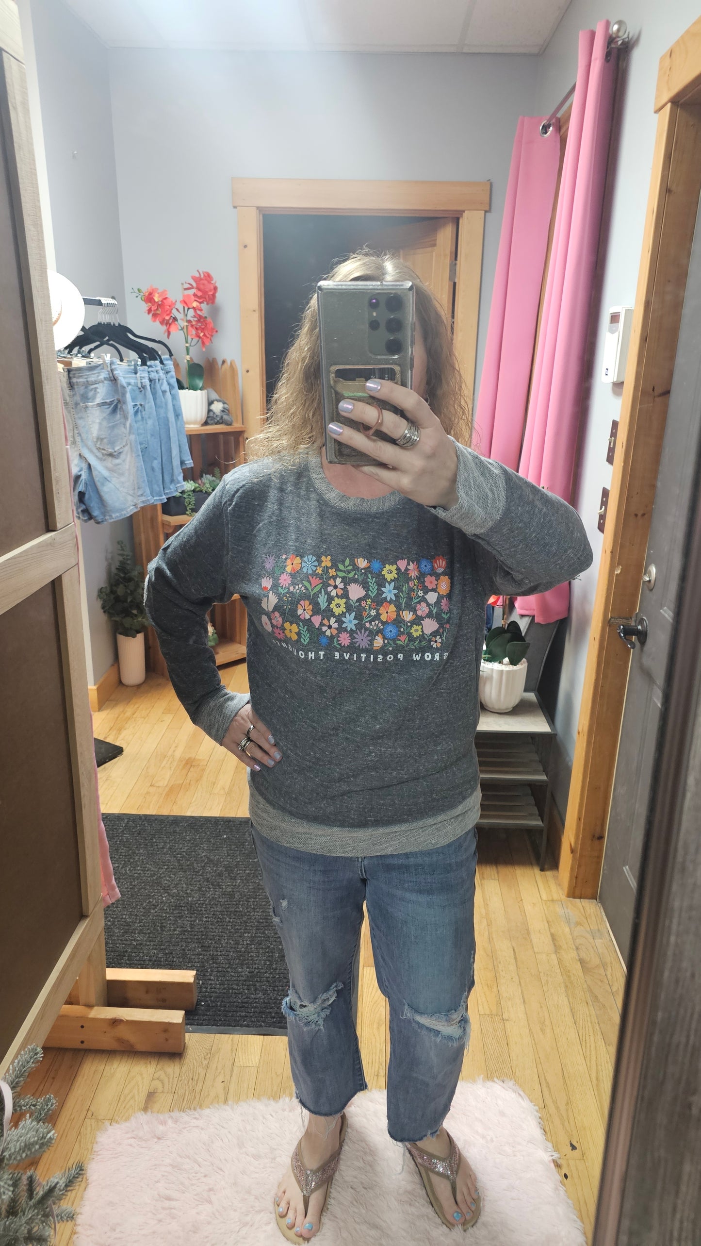 Plus size grow positive thoughts