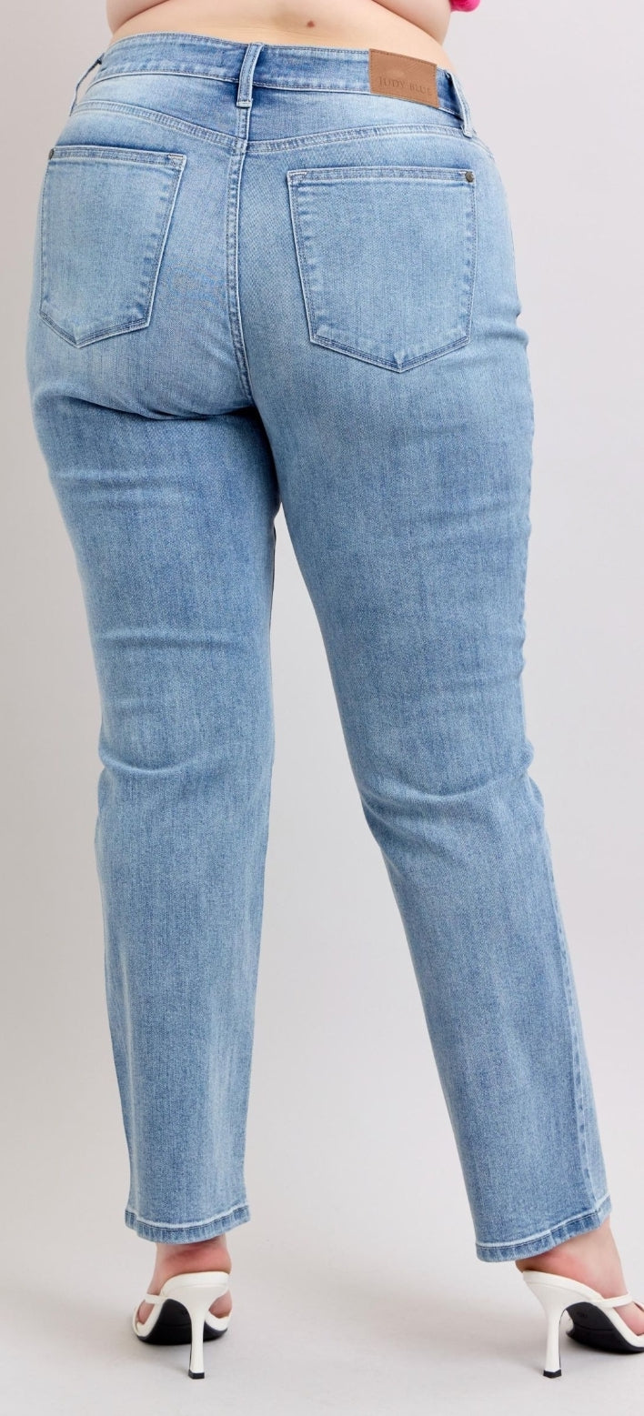 Plus Judy Blue High Waist Straight Fit