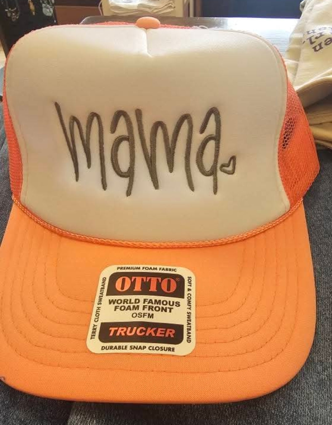 Orange Trucker hat