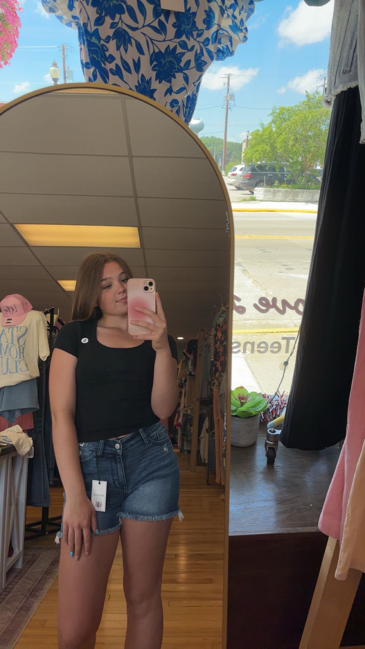 Black Ribbed T-shirt