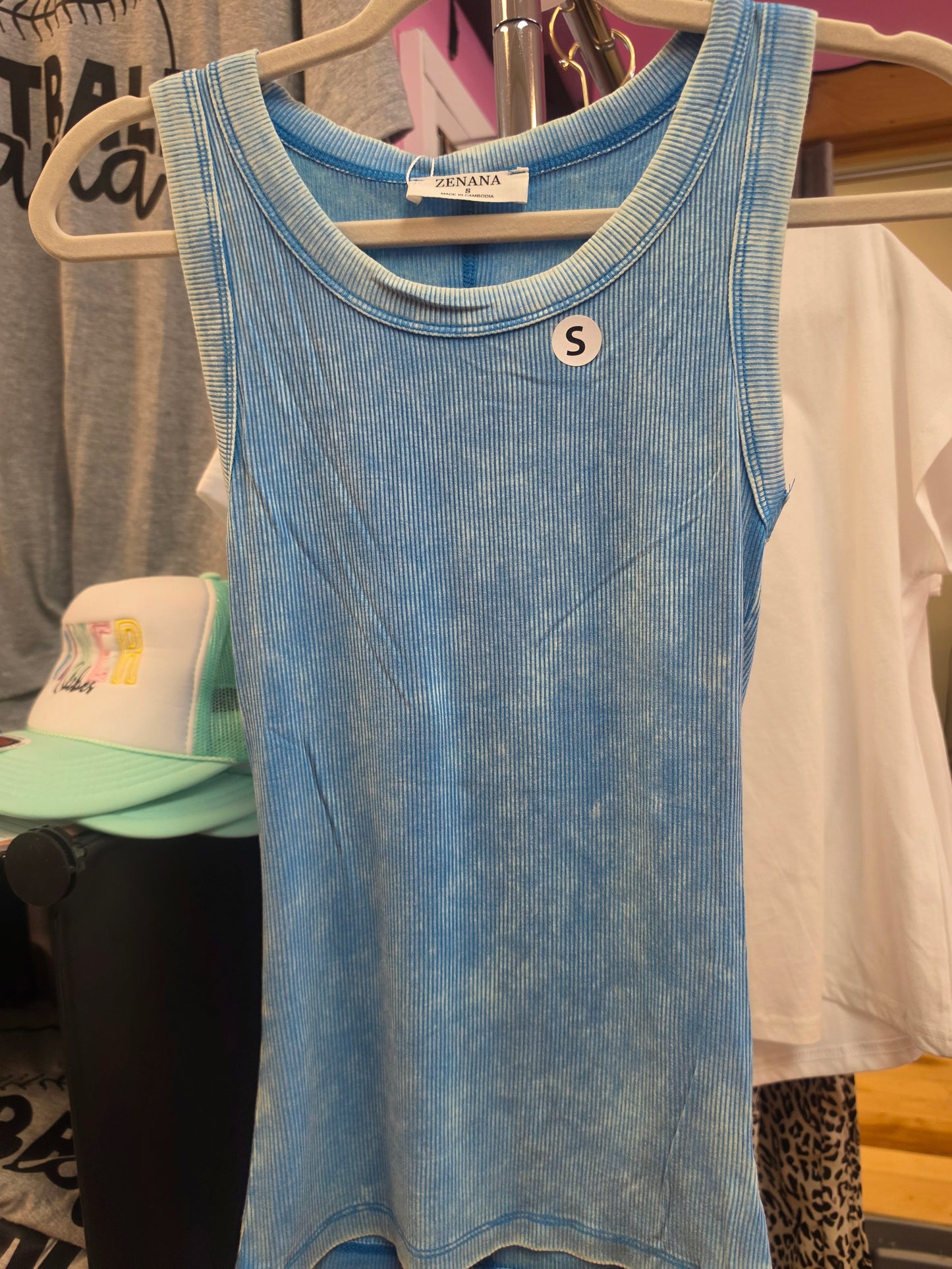 Light Blue Mineral Wash Tank