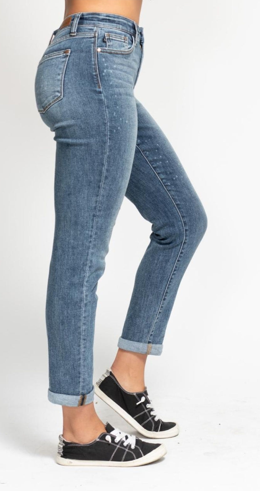 Judy Blue High Rise Bleach Splash Jeans