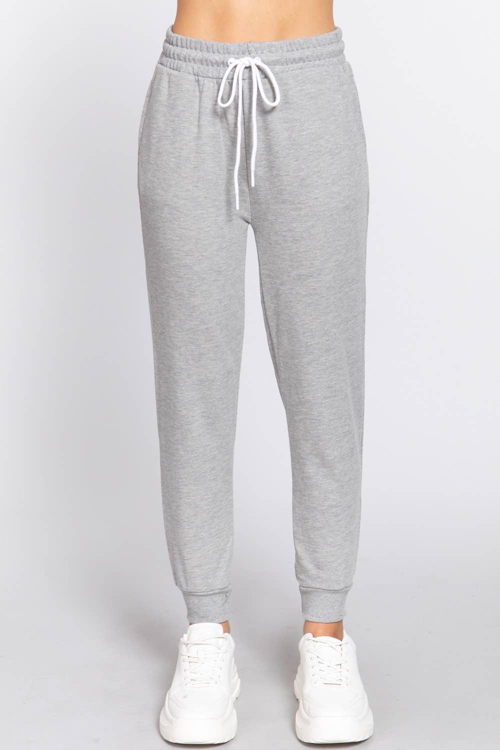 Grey French Terry Jogger