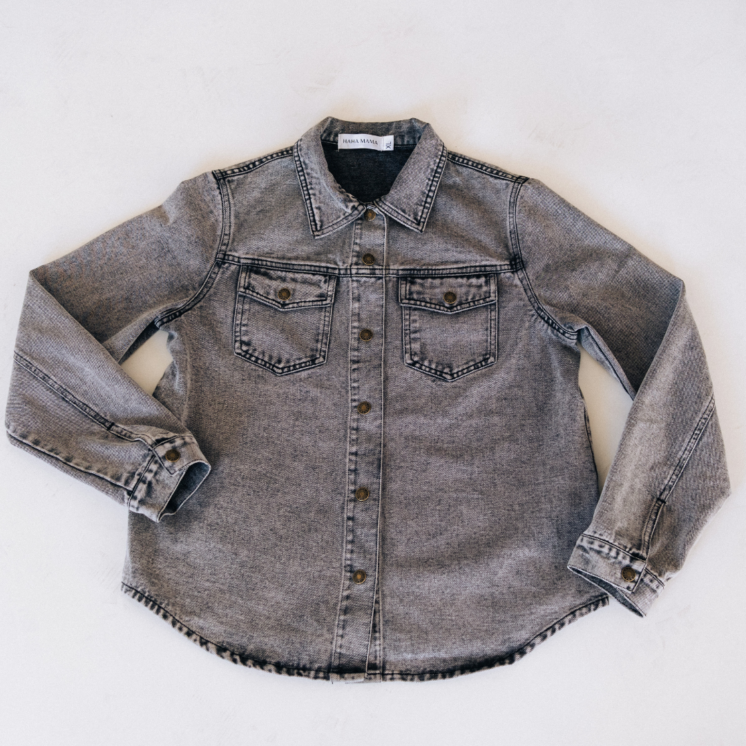 Gray Denim Jacket