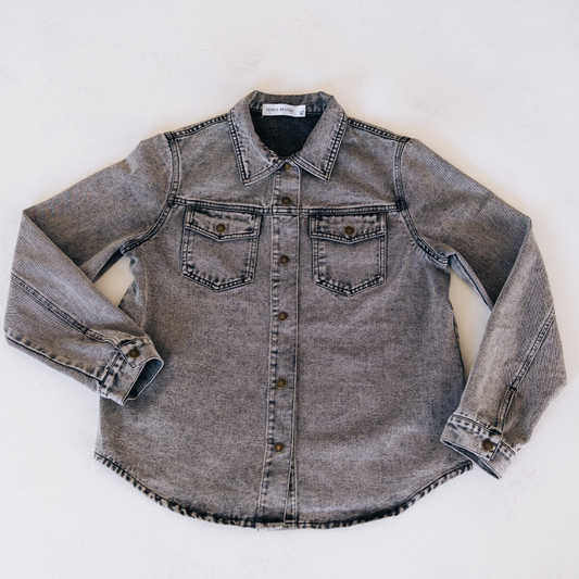 Gray Denim Jacket