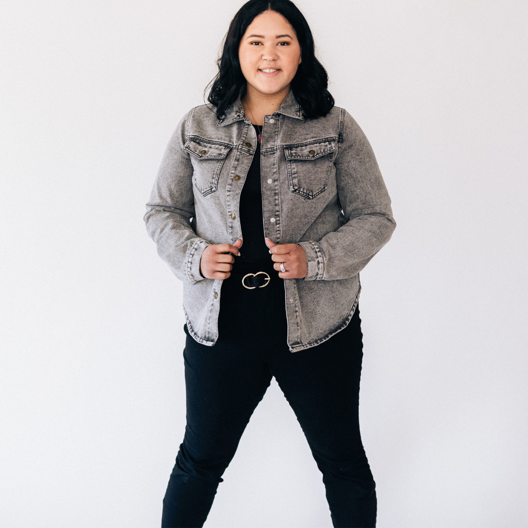 Gray Denim Jacket