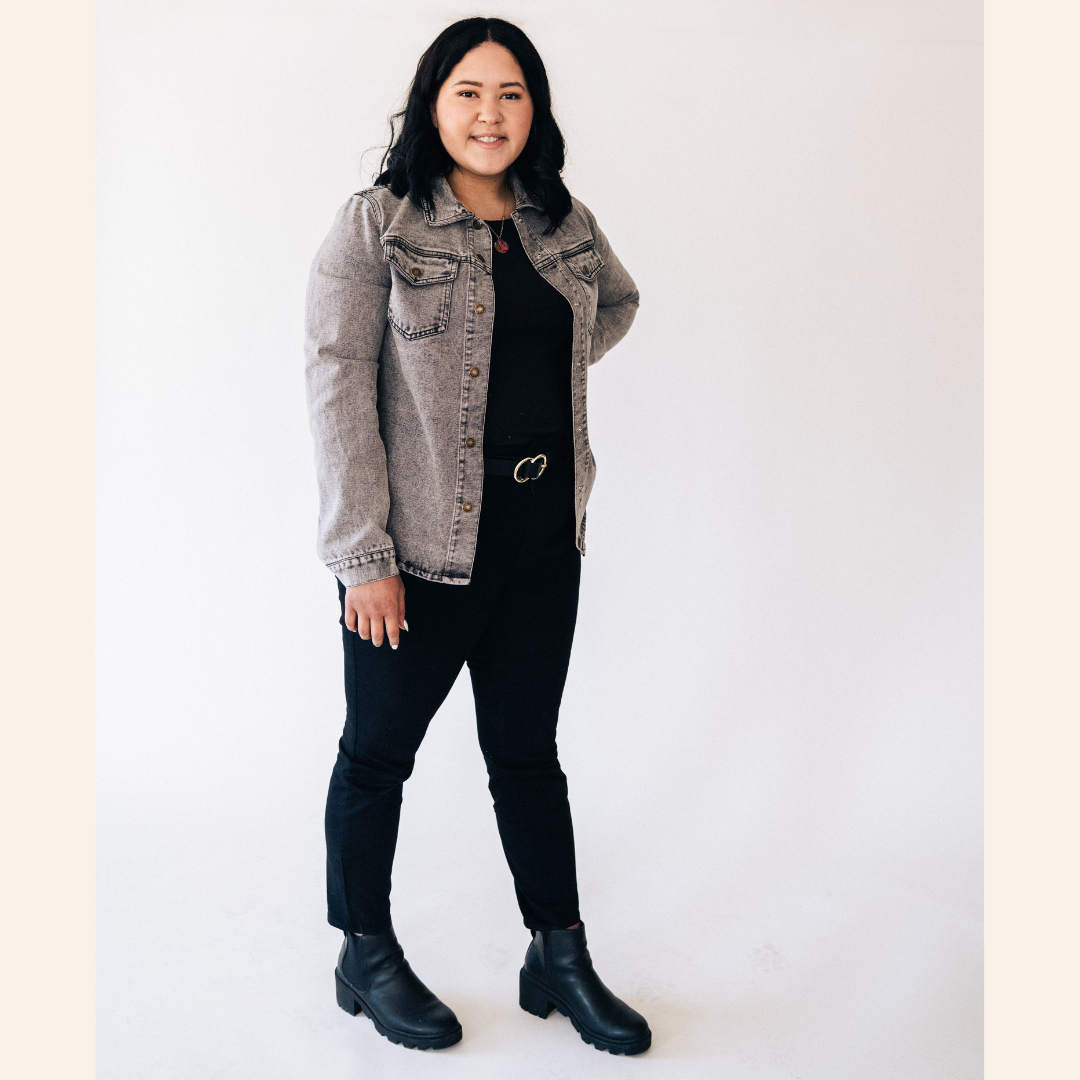 Gray Denim Jacket