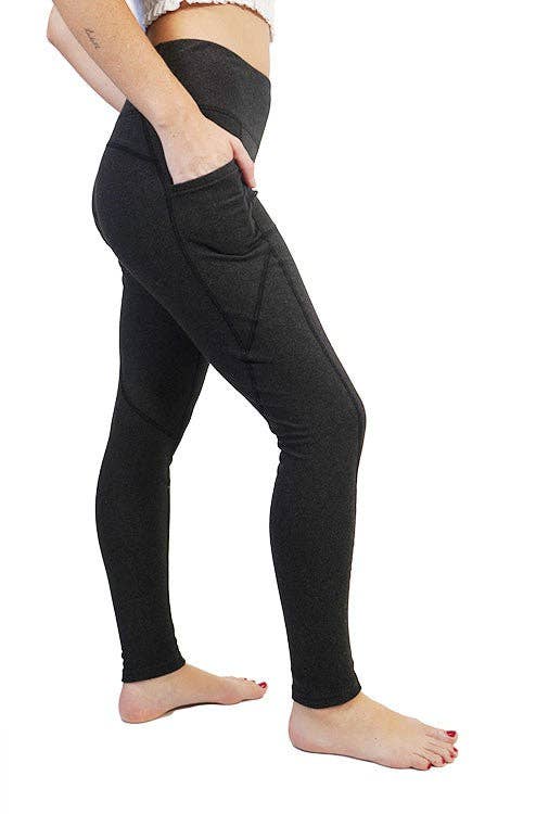 Black Pocket Leggings