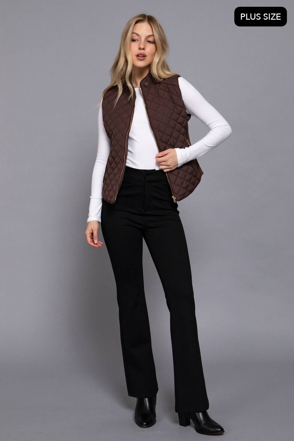 Plus Quilted Vest
