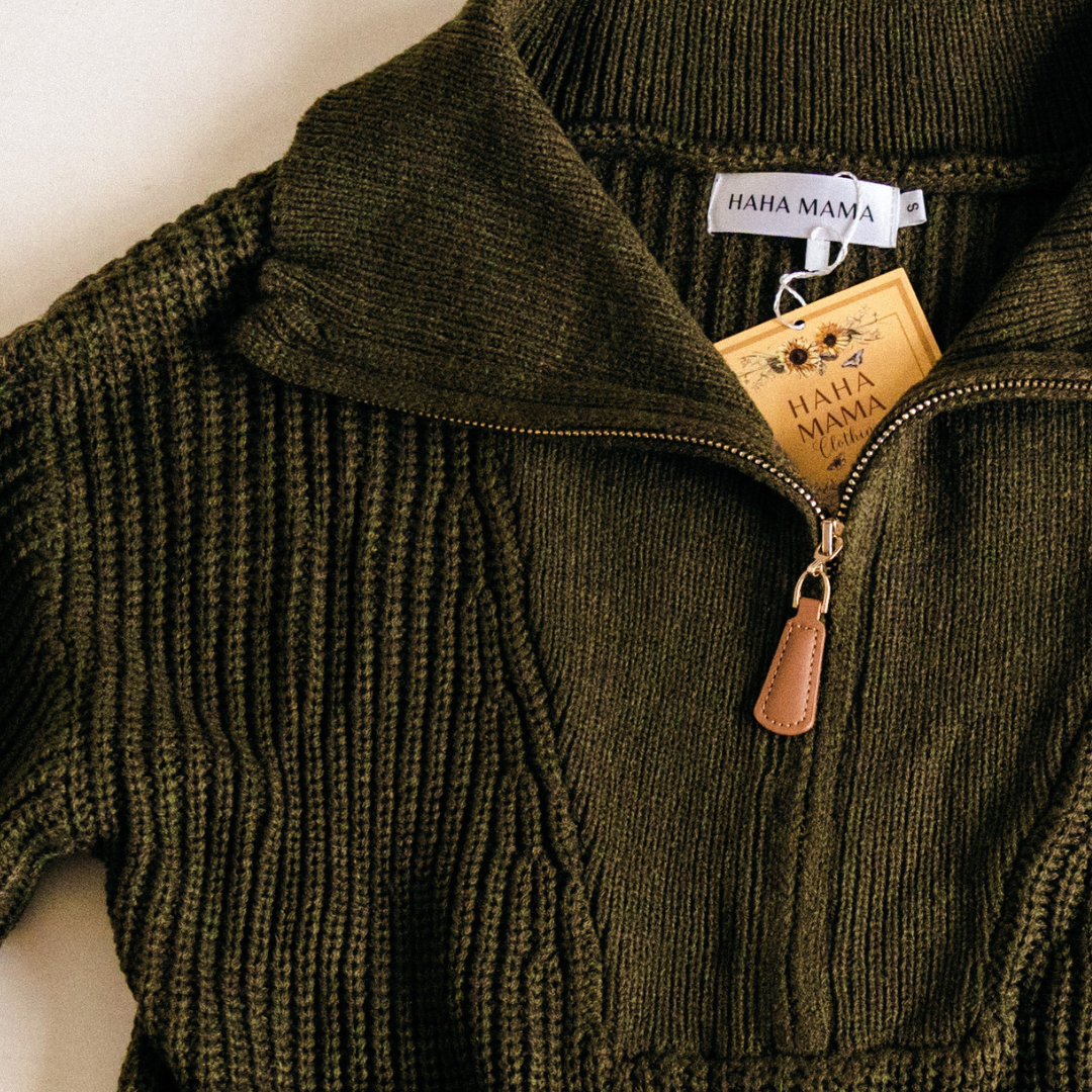 Green Knit Sweater