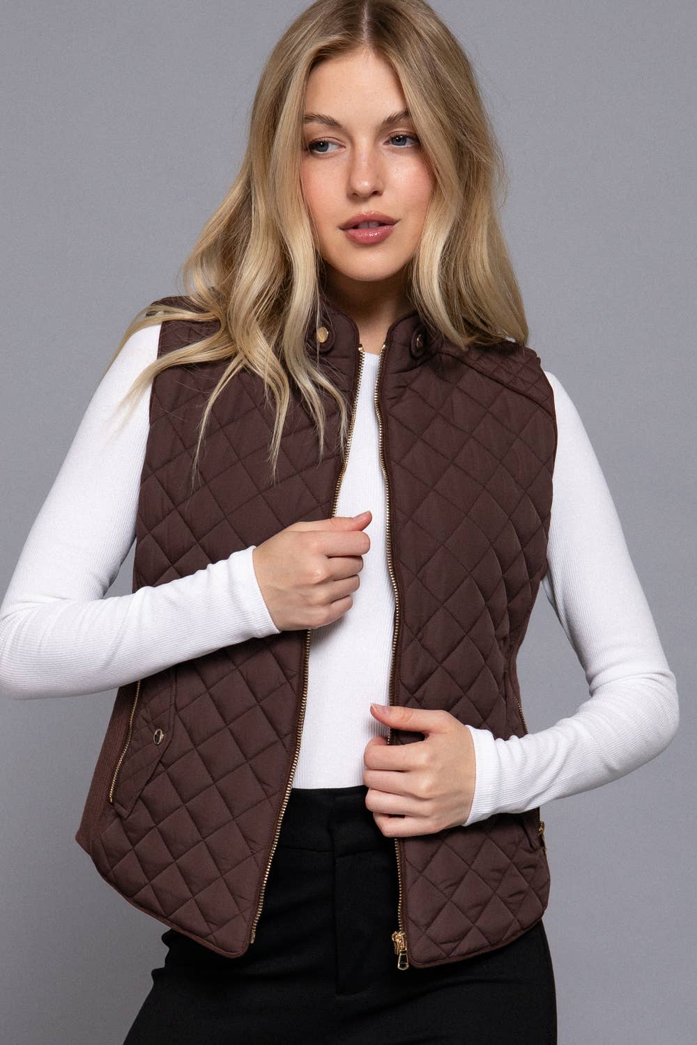 Plus Quilted Vest