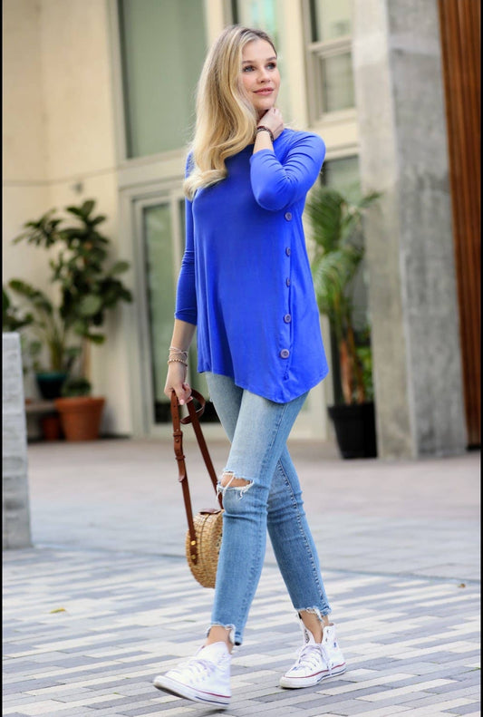 Side button tunic