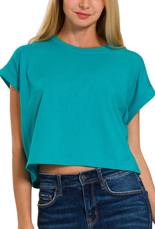 Cotton Short Sleeve Top