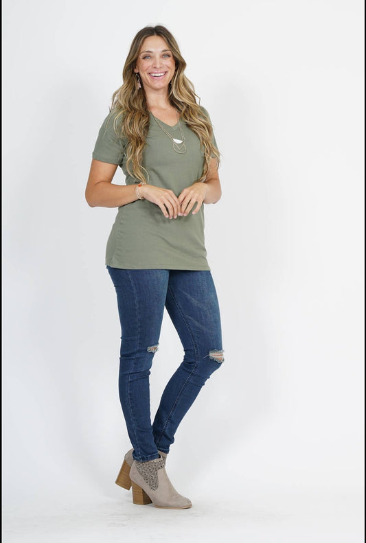 Plus size vneck