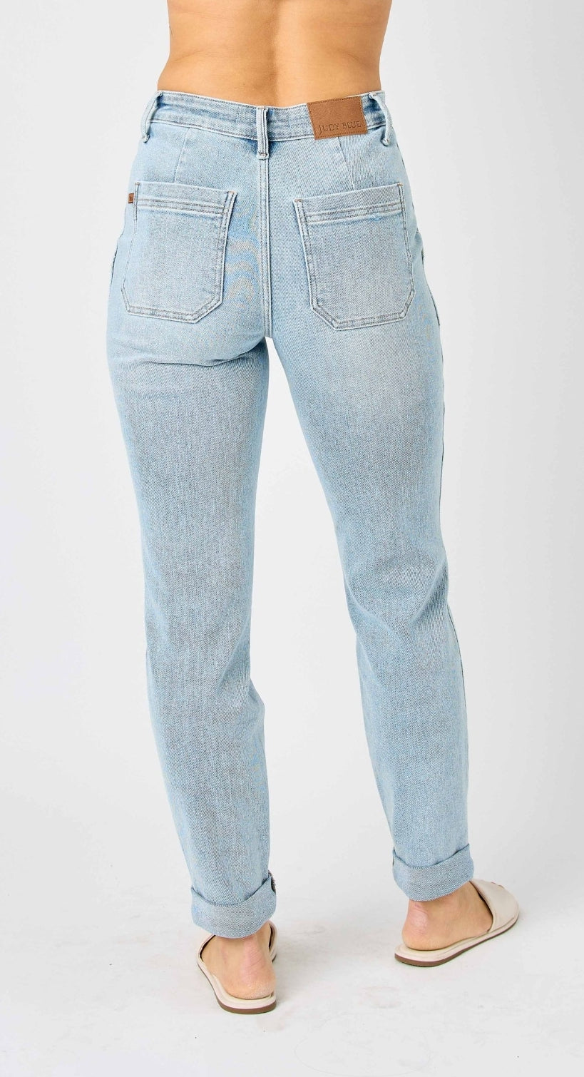 Judy blue high waisted cuff joggers