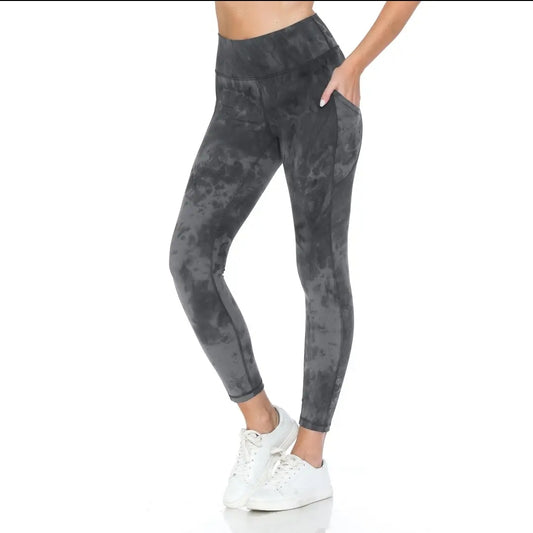 Nylon Print Capris