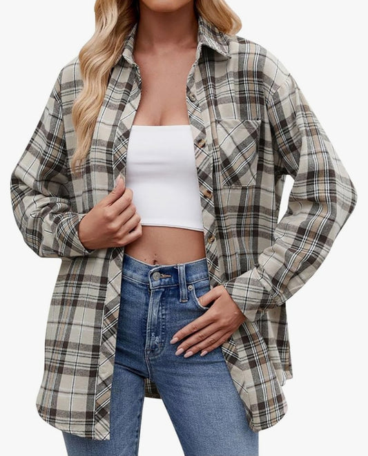 Plus light brown flannel