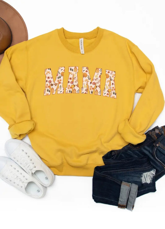 Fall Leaf Mama Sweatshirt