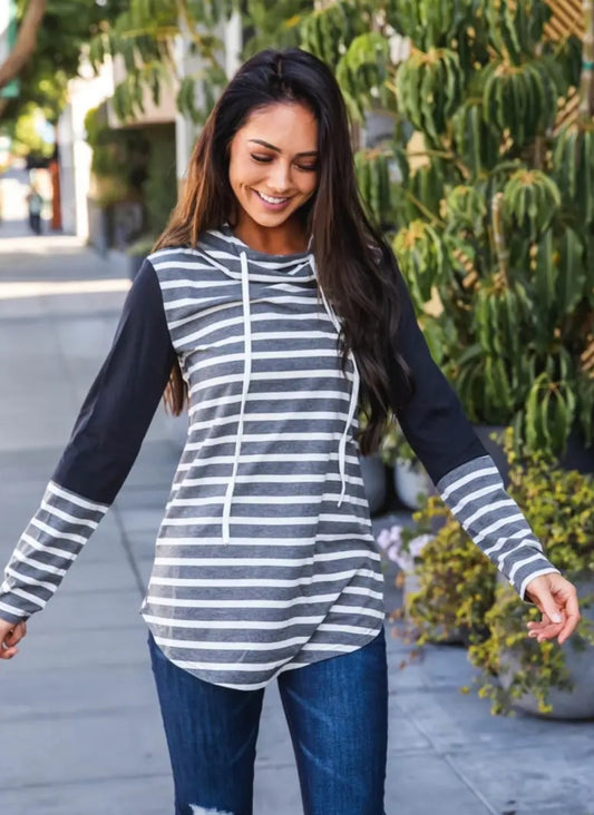 Striped Hoodie