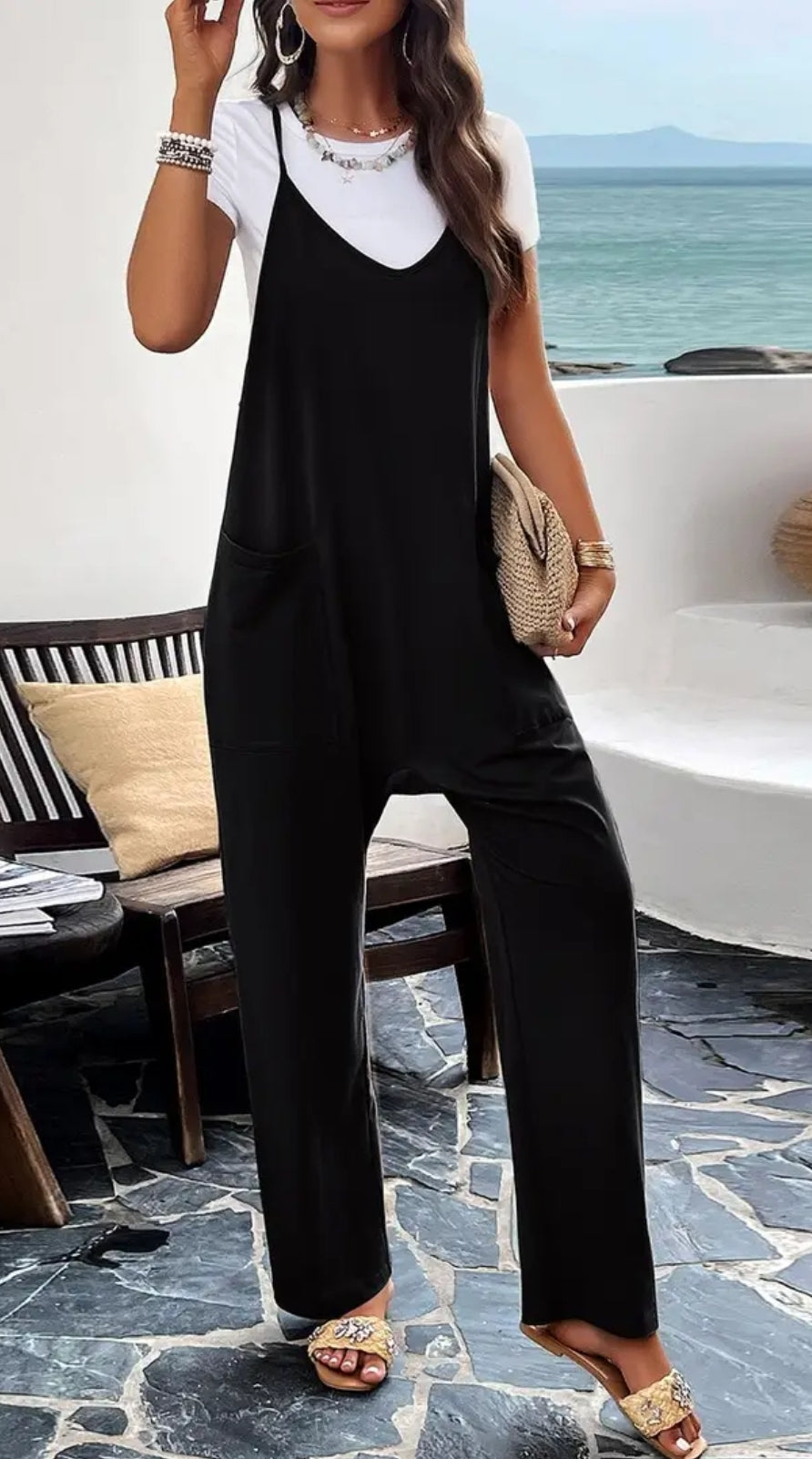 Black jumpsuit