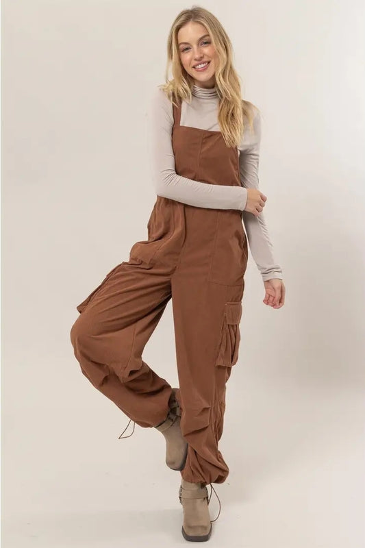 Brown overalls