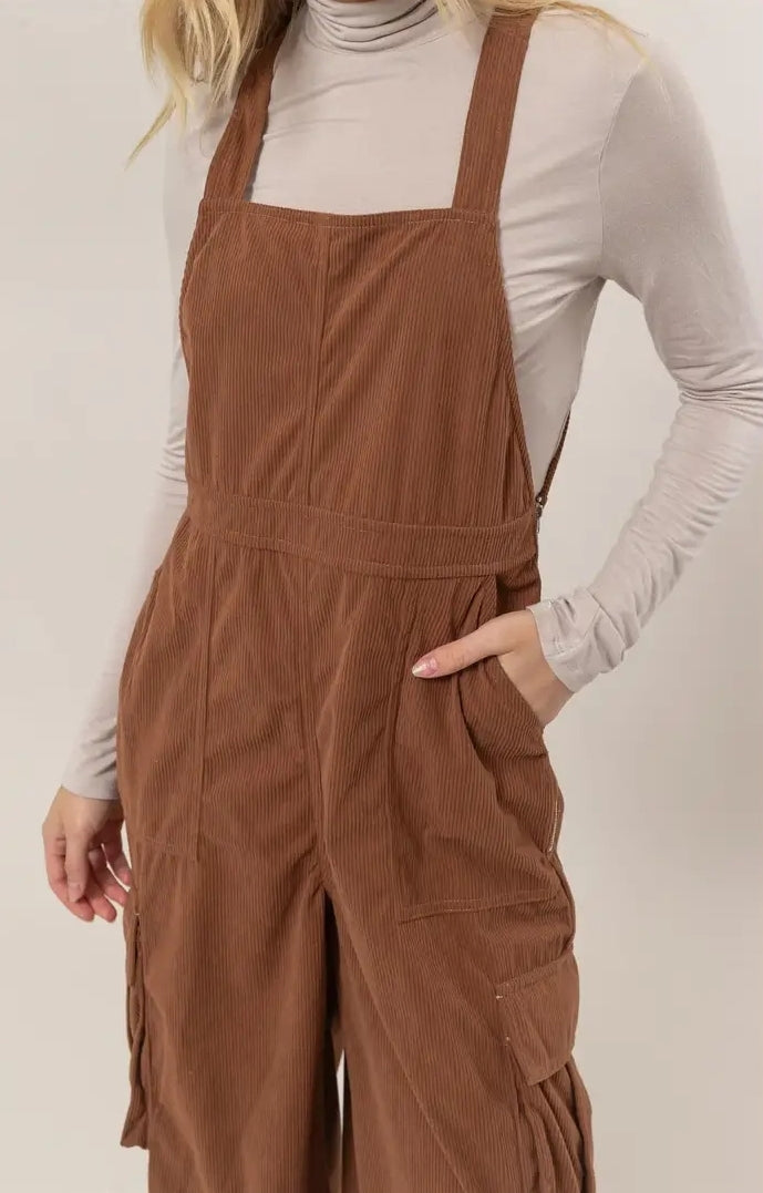 Brown overalls