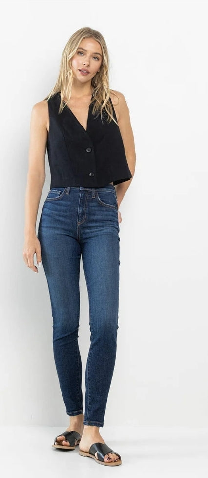 Sneak Peek High Rise Skinny Jeans