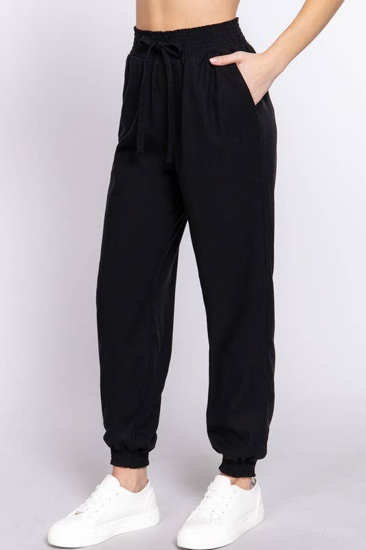 Black Linen Pants
