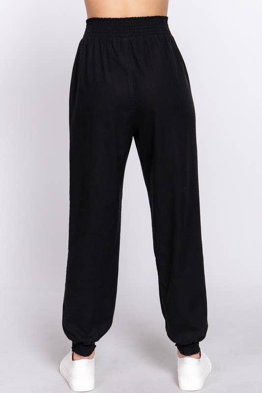Black Linen Pants