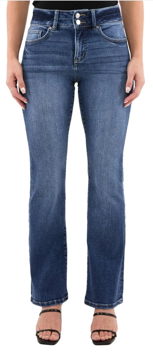 Mia high rise 2 button jeans
