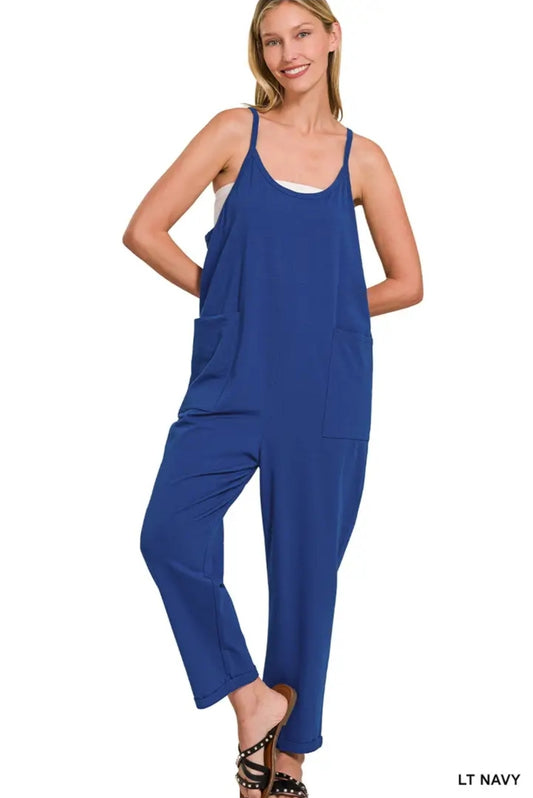 Navy Jumpsuit