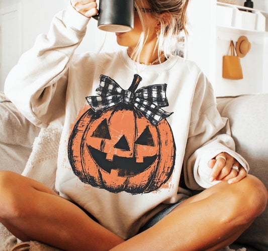 Pumpkin face sweatshirt