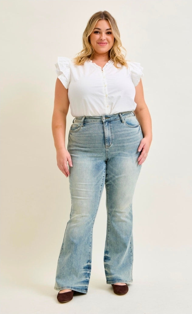Plus Judy Blue Midrise Flare