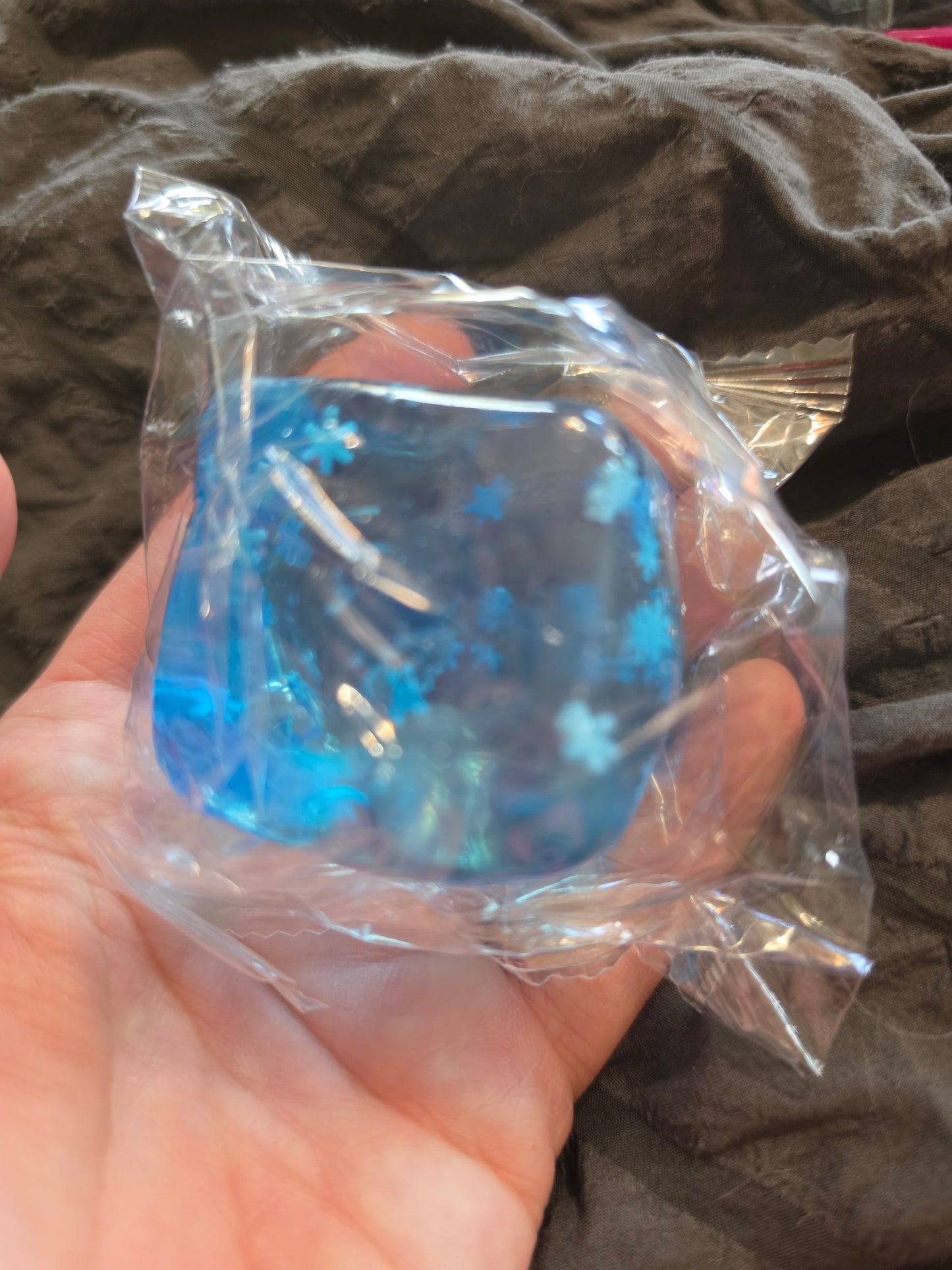 Blue cube squishy